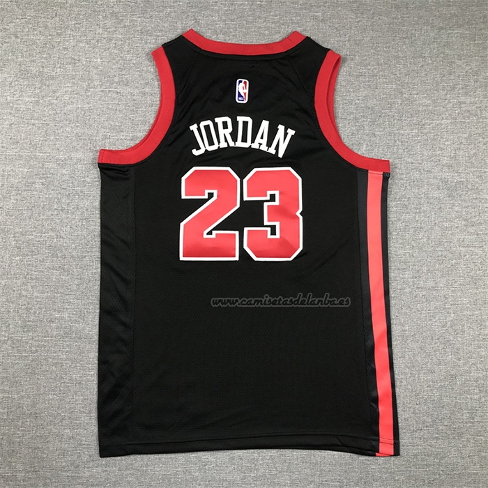 Camiseta Nino Chicago Bulls Michael Jordan NO 23 Ciudad 2023-24 Negro